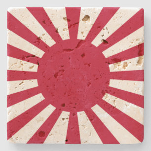 Imperial War Flag of Japan Stone Coaster