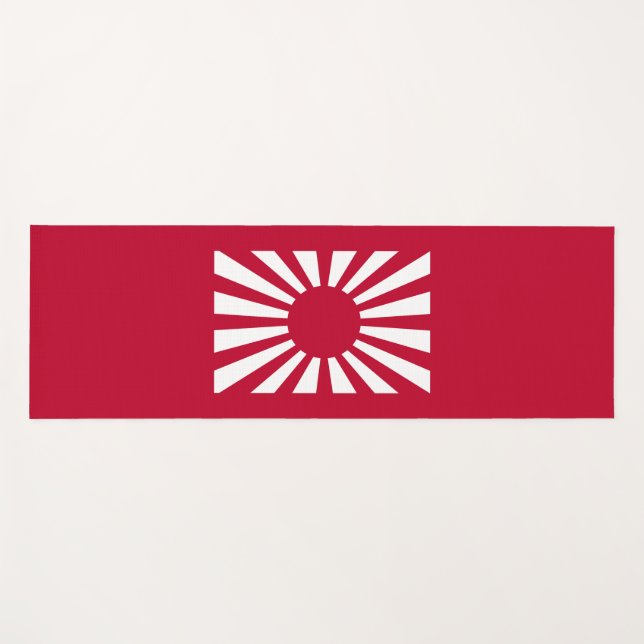 Imperial War Flag of Japan Yoga Mat (Front (Horizontal))