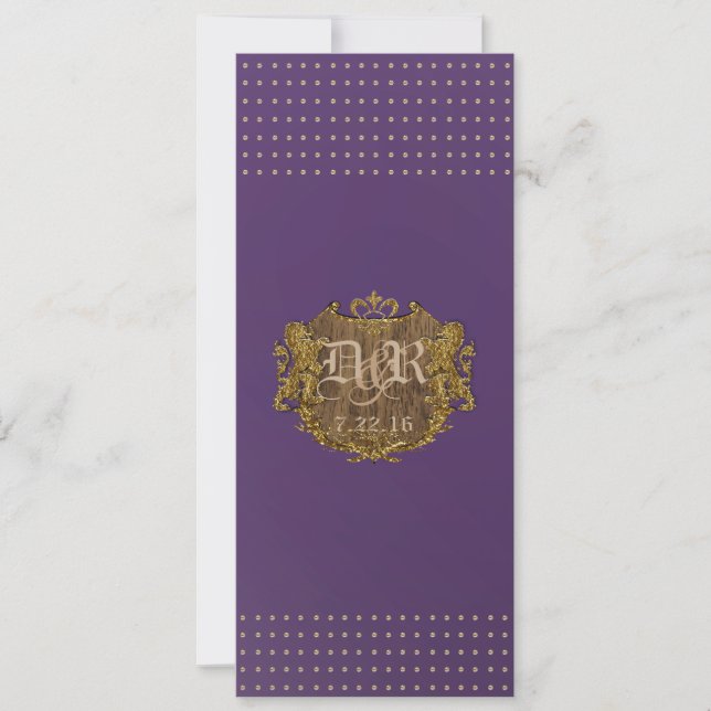 Imperial Wedding Invitation (Front)