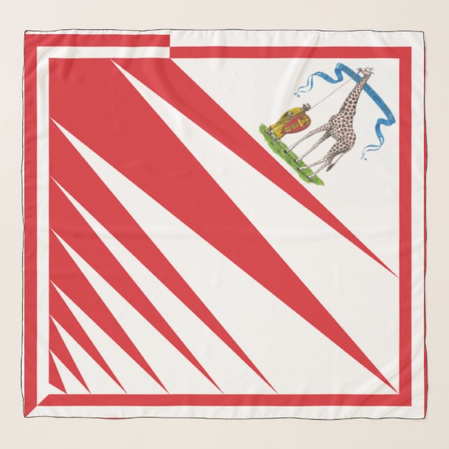 Imperiale Contrada della Giraffa - Giraffe Palio Scarf (Front)