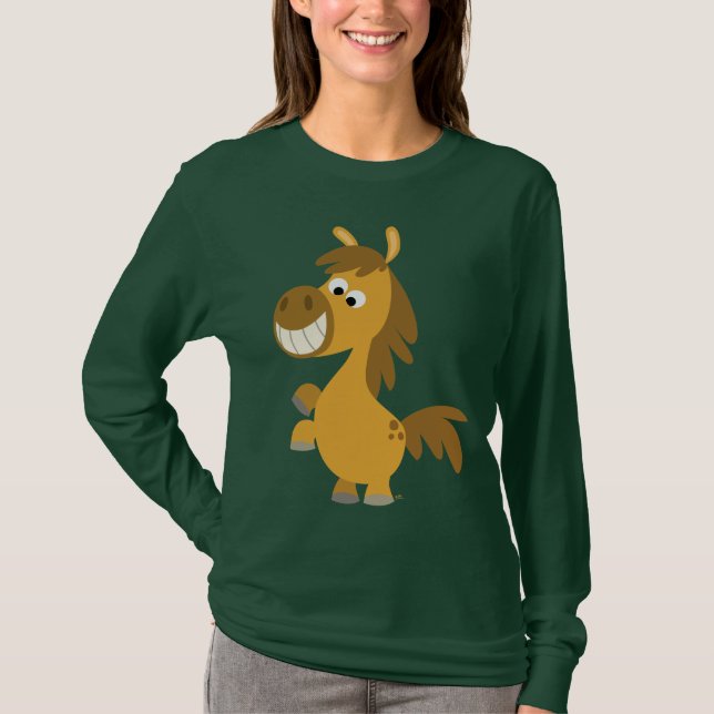 Impetuous Cartoon Pony Women T-shirt (Front)