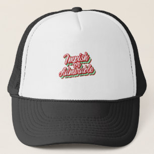Impish Or Admirable Funny Christmas Belsnickel XMa Trucker Hat