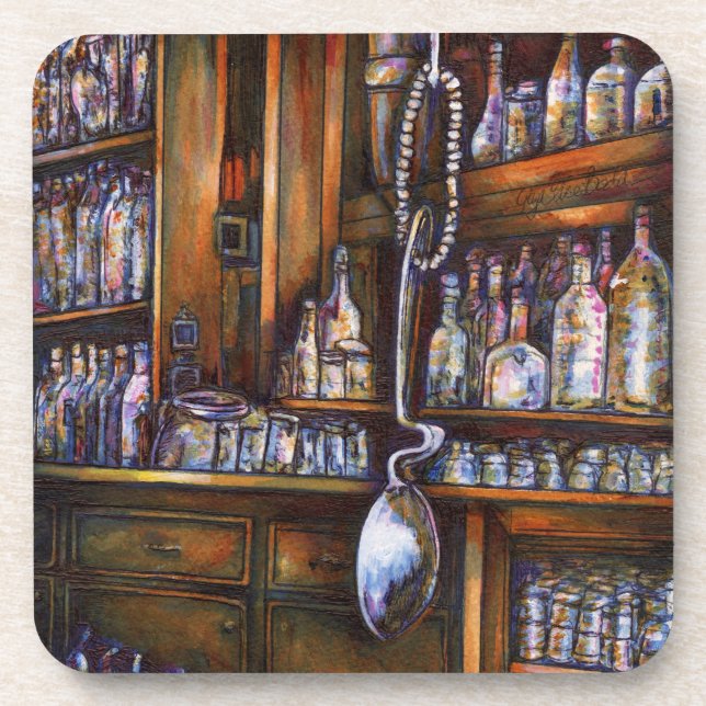 Implicitly Understood Beverage Coaster (Front)