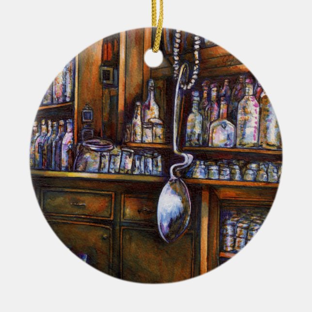 Implicitly Understood Ceramic Ornament (Front)