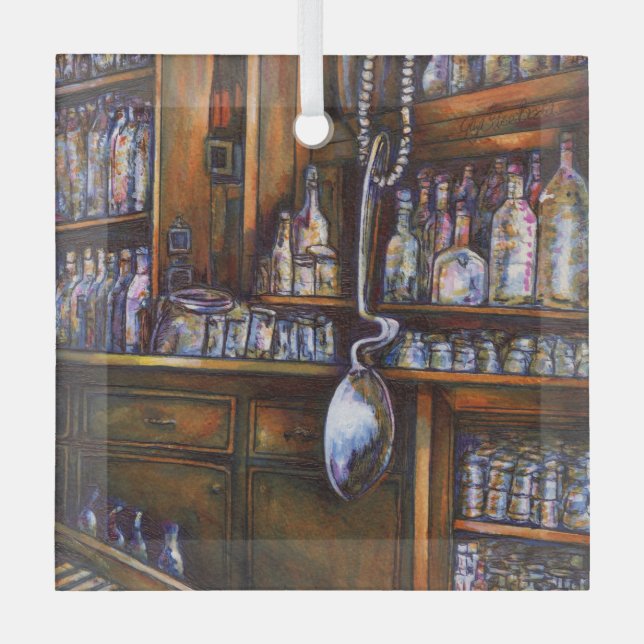 Implicitly Understood Glass Ornament (Front)