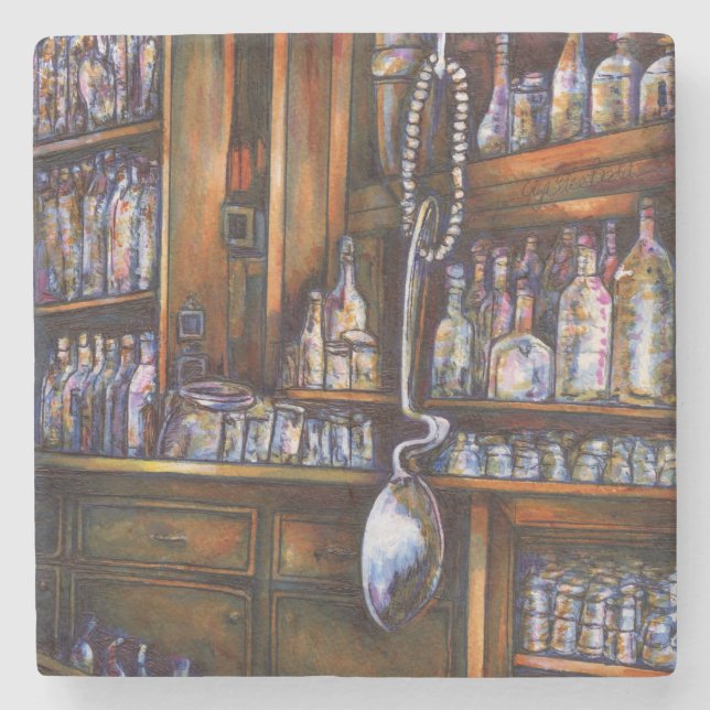 Implicitly Understood Stone Coaster (Front)