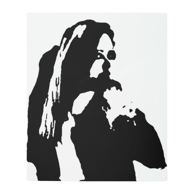 Impolite To Stare Metal Print (Front)