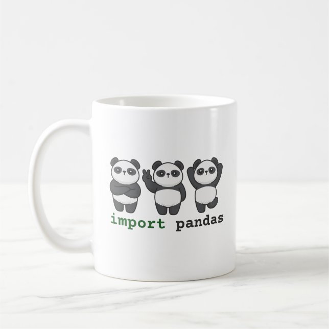 import pandas coffee mug (Left)