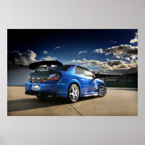 Import Racer _ Sti Subaru Poster