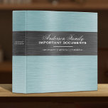 Important Family Documents Estate Planning Binder<br><div class="desc">A classy estate planning binder to store your important family documents. Designed for you by Blackberry Boulevard.</div>
