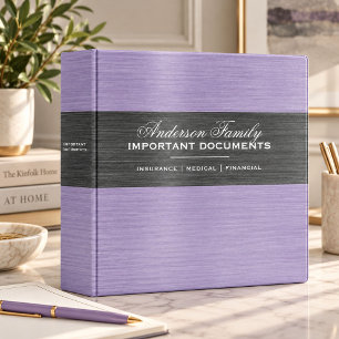 Important Family Documents Estate Planning Binder