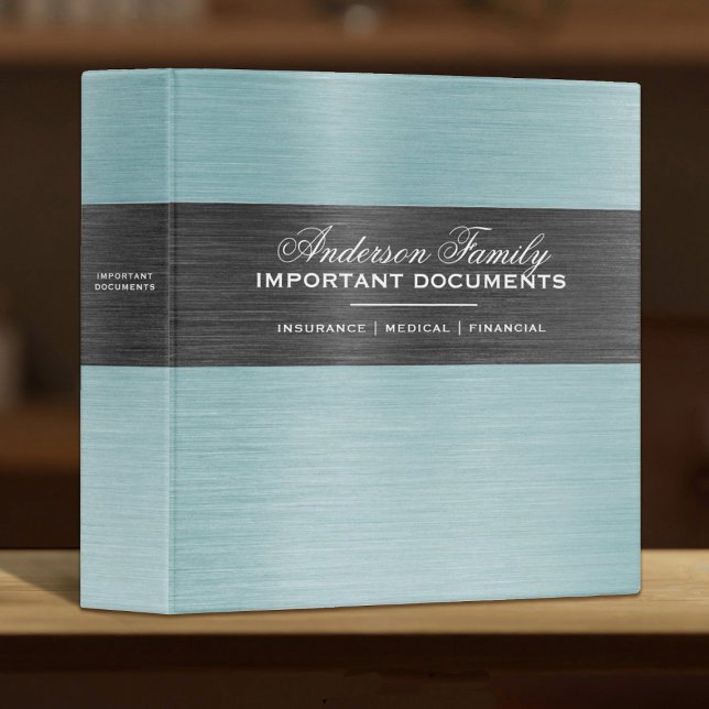 Important Family Documents Estate Planning Binder (Creator Uploaded)