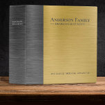 Important Family Documents Estate Planning Binder<br><div class="desc">A classy gold estate planning binder to store your important family documents. Designed for you by Blackberry Boulevard.</div>