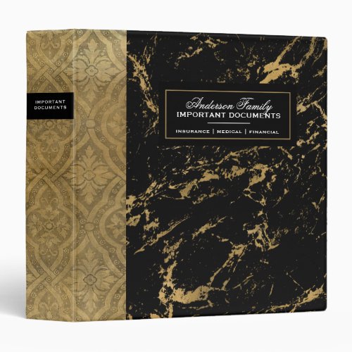 Important Family Documents Estate Planning Binder