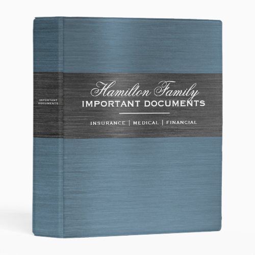 Important Family Documents Estate Planning Mini Binder