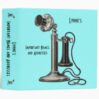 Important Names and Address book 3 Ring Binder