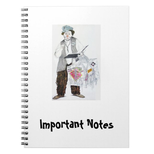 Important Notes - Photo Notebook Otto Griebling (Front)