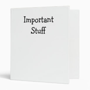 binder stuff