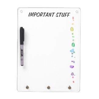 important stuff dry erase board