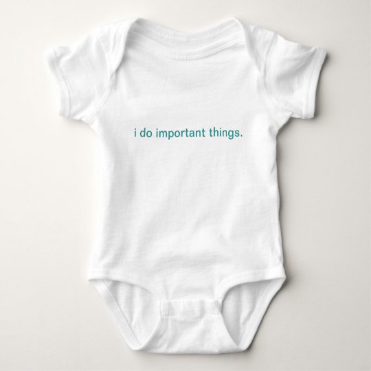 important things baby bodysuit