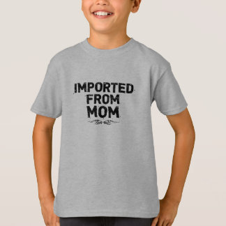Imported From Mom (Black Design) - Kid’s Shirt