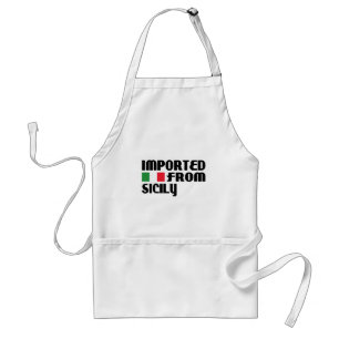 Imported from Sicily Adult Apron