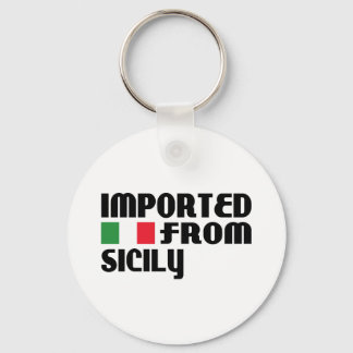 Imported from Sicily Keychain