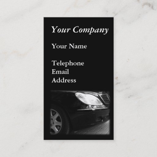 Customizable Imported Luxury Cars for Sale Business Card Templates