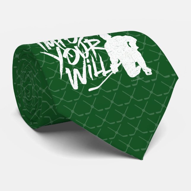 Impose Your Will (Hockey) Neck Tie (Rolled)