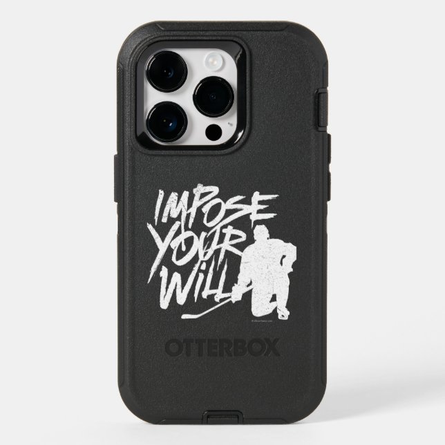 Impose Your Will (hockey) Otterbox iPhone Case (Back)