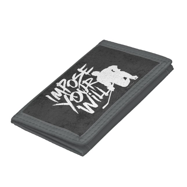 Impose Your Will (Hockey) Trifold Wallet (Bottom)