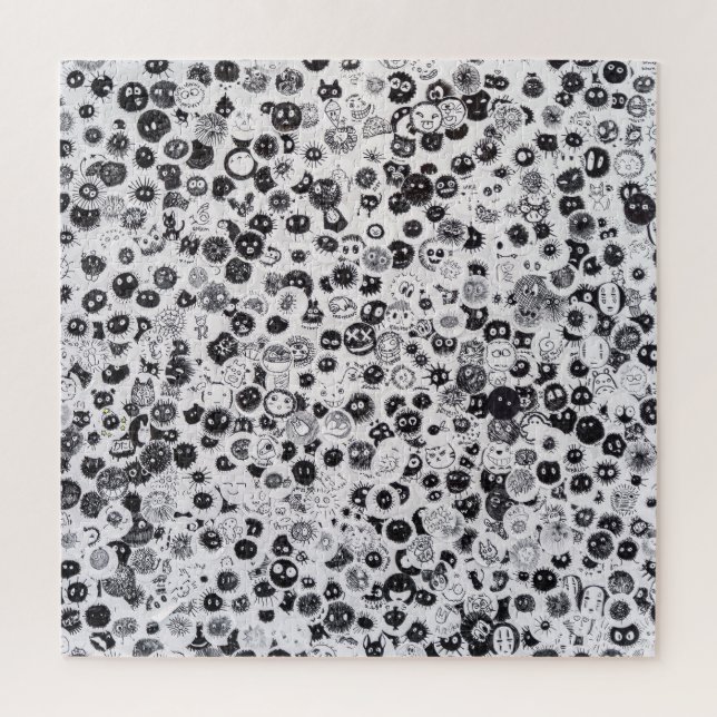 Impossible Black and White Puzzles For Adults (Vertical)