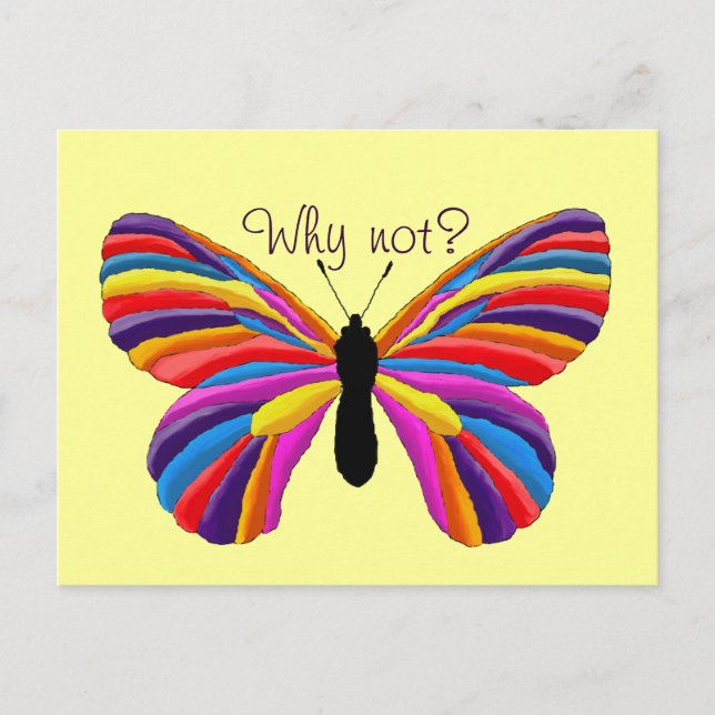 Impossible Butterfly - Why Not? Postcard (Front)
