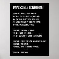 Impossible Is Nothing, Gym, Hustle, Success, Grind