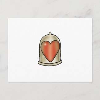 Impossible Love - Love Condom Postcard