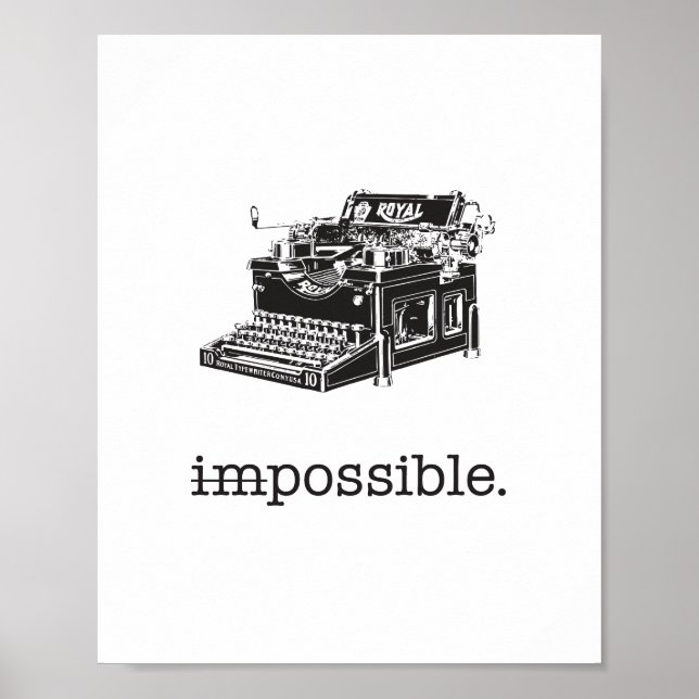 Impossible, Possible - poster (Front)
