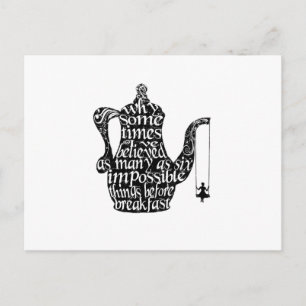 Impossible things postcard