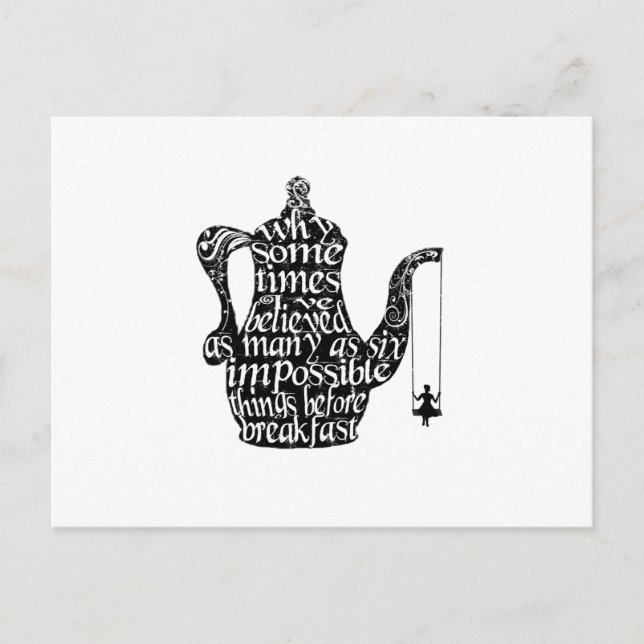 Impossible things postcard (Front)