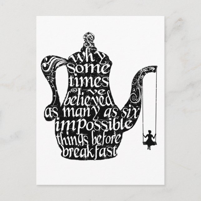 Impossible things postcard (Front)