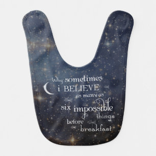 Impossible Things Stars Baby Bib