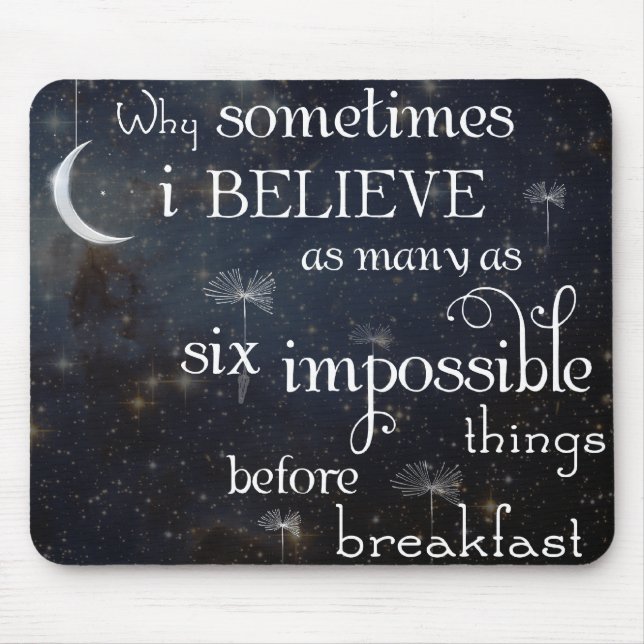 Impossible Things Stars Mouse Pad (Front)