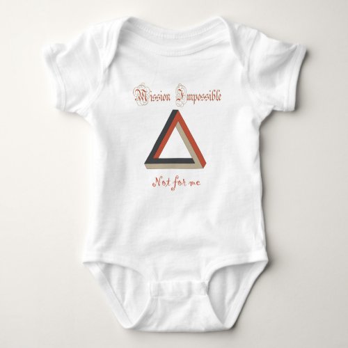 Impossible Triangle Baby Bodysuit