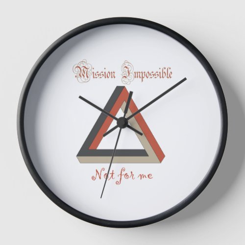 Impossible Triangle Clock