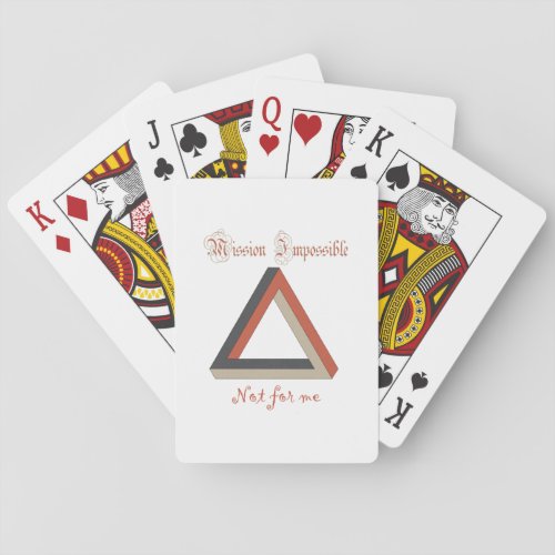 Impossible Triangle Playing Cards