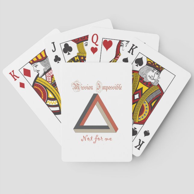 Impossible Triangle Poker Cards (Back)