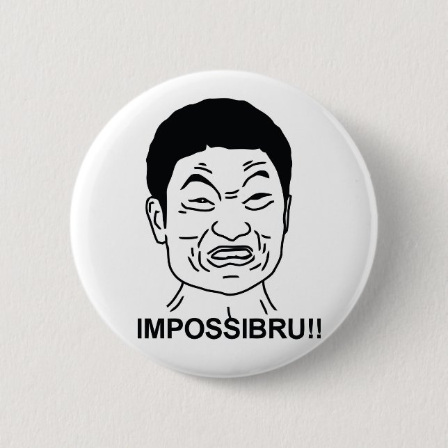 Impossibru Pinback Button (Front)