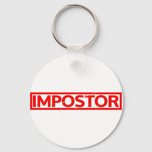 Impostor Stamp Keychain (Front)
