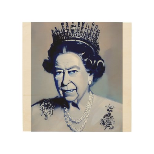 Impresin Acrlica Impresin En Metal Queen Elizab Wood Wall Art