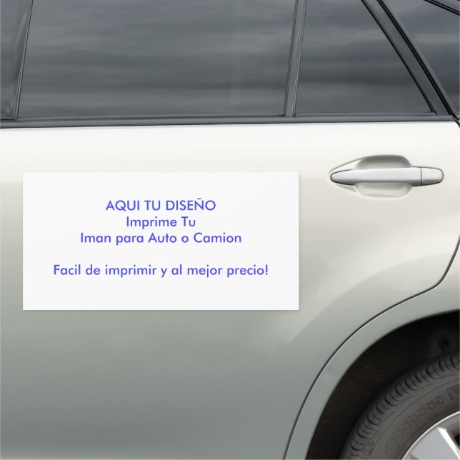 Impresion para Imanes de carro Your design Car Magnet (In Situ)
