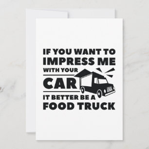 Impress Food Truck Thank You Card